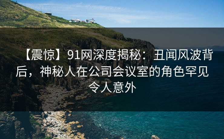 【震惊】91网深度揭秘：丑闻风波背后，神秘人在公司会议室的角色罕见令人意外